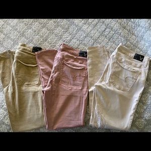 Lot of 3 American Eagle Pants